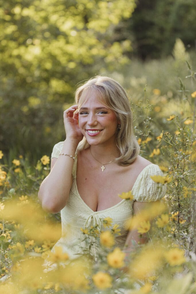 wildflower senior pictures