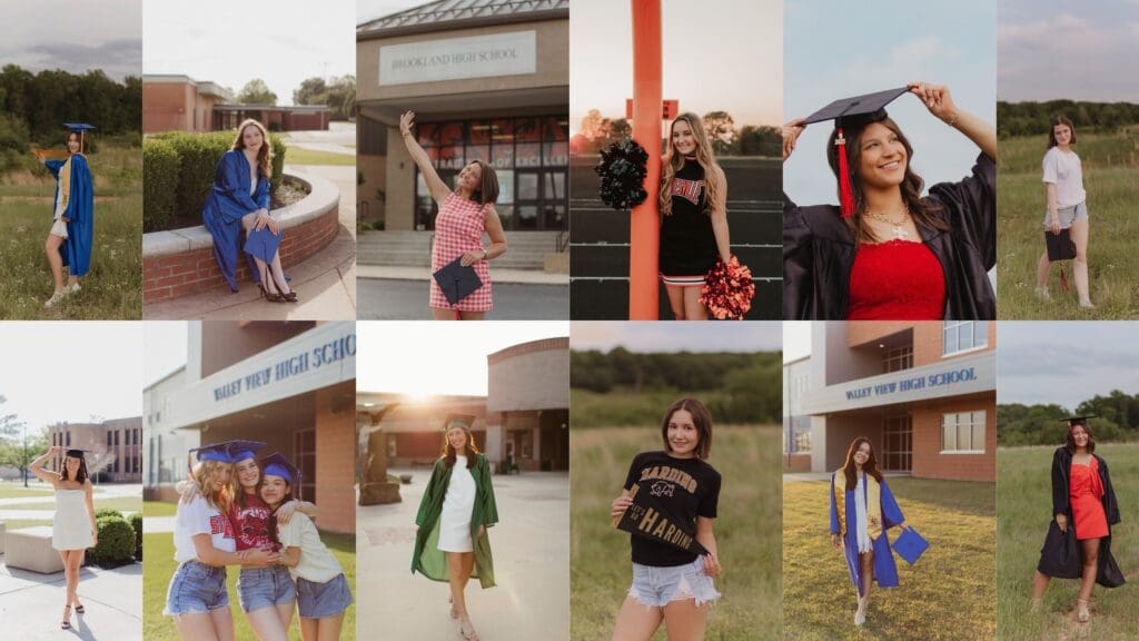 northeast arkansas senior photoshoot_cap and gown senior pictures_jonesboro arkansas senior photographer_seniors by mclain